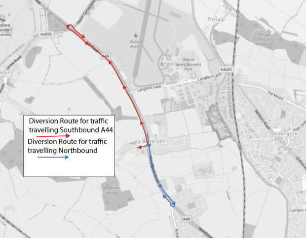 DIVERSION Begbroke Rab 01 DIVERSION Begbroke Rab 01